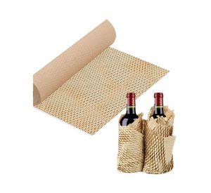 Rollo papel panal 25 m café