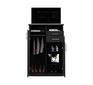 Clóset 2 puertas Eco wengué 122.2x83x52.8 cm