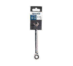 Llave combinada con trinquete 7/16'' cromo