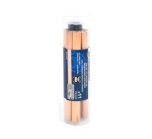 Juego 10 lápices carpintería + afilador