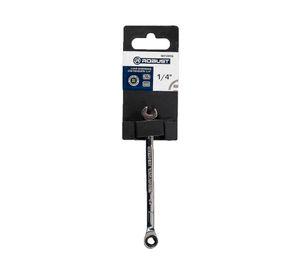 Llave combinada con trinquete 1/4'' cromo
