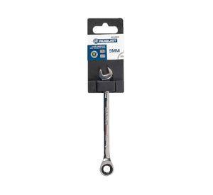 Llave combinada con trinquete 9 mm cromo