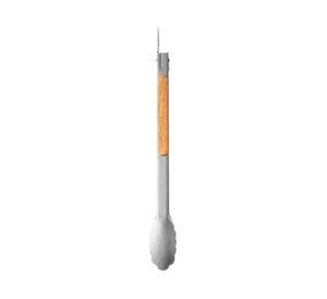 Pinza parrillera mango madera 45.5 cm