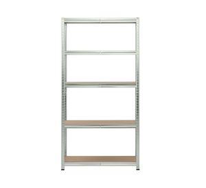 Repisa cromo/madera 183x90x40 cm 5 Niveles
