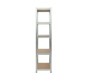 Repisa cromo/madera 183x90x40 cm 5 Niveles
