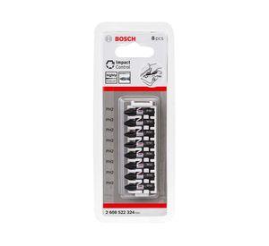 Set 8 puntas Impact Control PH2 25 mm