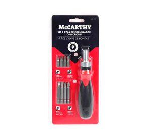 Set destornillador Llave crique 9 piezas