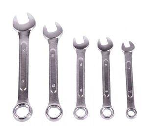 Set llave combinada cromo 5 piezas