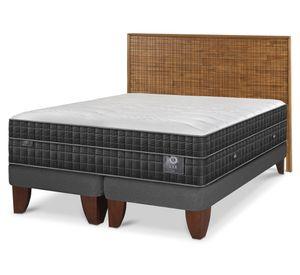 Cama europea Lux 2 plazas base dividida + respaldo Adria