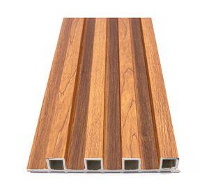 Wall panel PVC castaño 240x16x2.4 cm 5.38 m2