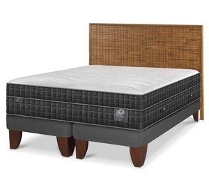 Cama europea Lux king base dividida + respaldo Adria
