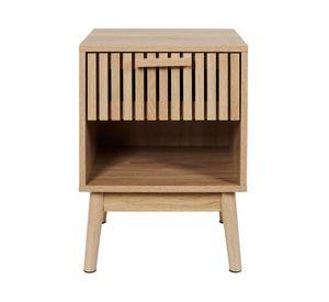Velador Atenea natural 55x40x35 cm 1 cajón