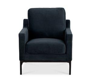 Poltrona felpa Cilla gris
