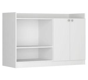 Mueble organizador de cocina  2 puertas blanco