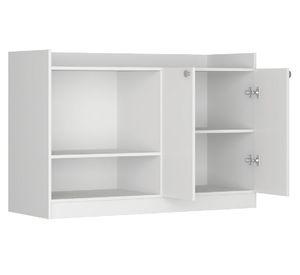 Mueble organizador de cocina  2 puertas blanco