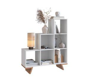 Estante Movli organizador blanco 120x105x35 cm