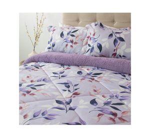 Plumón estampado Senses lavanda king