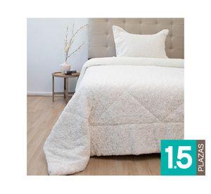 Cubrecama Plush senses D1 crudo 1.5 plazas