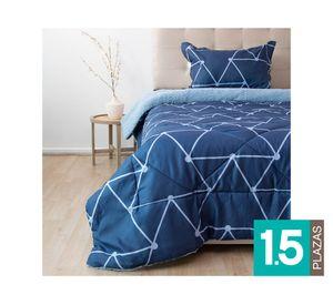 Plumón estampado Senses conexión 1.5 plazas