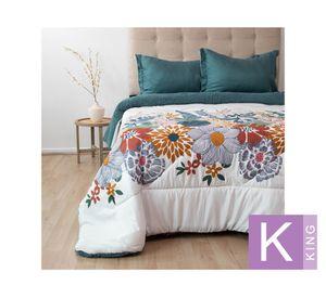 Plumón estampado Senses primavera king