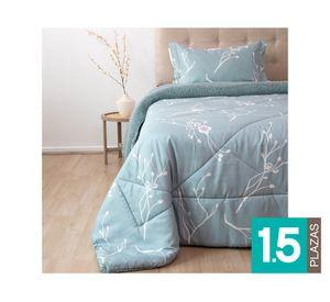 Plumón estampado Senses paz 1.5 plazas