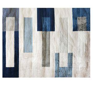 Alfombra grande Evolution polipropileno blue beige 150x200 cm