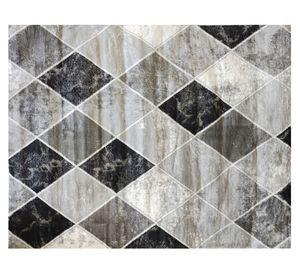 Alfombra grande Evolution polipropileno negro 150x200 cm