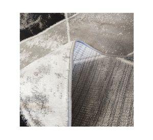Alfombra grande Evolution polipropileno negro 150x200 cm