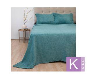 Juego de sábanas king chiporro Senses azul
