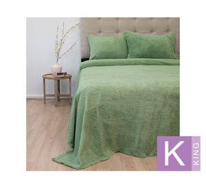 Juego de sábanas king chiporro Senses verde