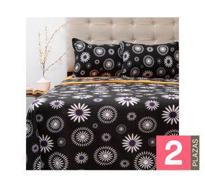 Juego de sábanas 2 plazas polar estampada Composé D7