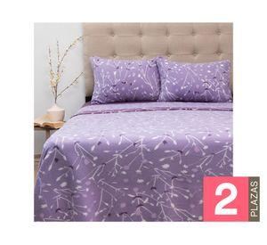 Juego de sábanas 2 plazas polar estampada Composé D3