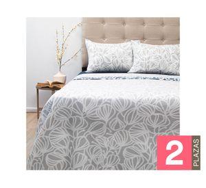 Juego de sábanas 2 plazas polar estampada Composé D5