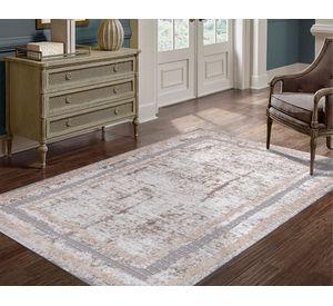 Alfombra grande Windsor polipropileno gris 200x280 cm