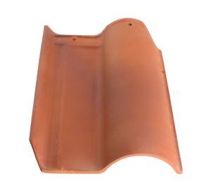 Teja colonial de arcilla Wave 1.1x26x41.5 cm terracota