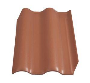Teja colonial de arcilla Premier satinada 0.9x30.4x44.3 cm terracota