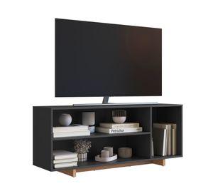 Rack TV 50" Moveli 3 espacios gris