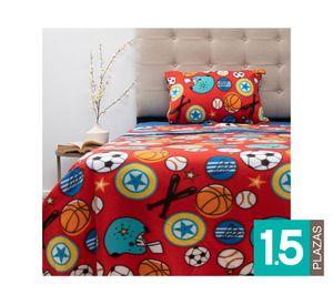 Juego de sábanas 1.5 plazas Kids composé deportes