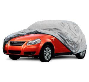 Cubre auto gris claro talla M