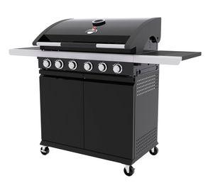 Parrilla a gas 6 quemadores Texas Black