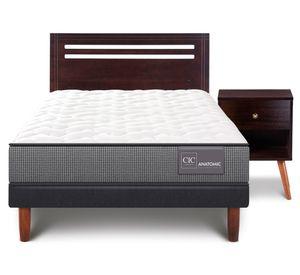 Cama europea Anatomic 1.5 plazas + set New Múnich