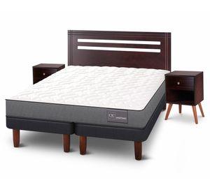 Cama europea Anatomic 2 plazas base dividida + set New Múnich