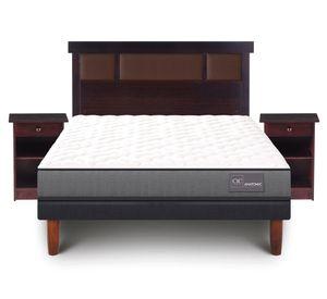 Cama europea Anatomic 2 plazas  + set New Dublín chocolate