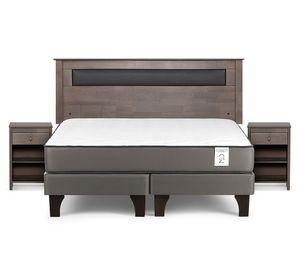 Cama europea New Style 2 plus king base dividida + set Ferrara G