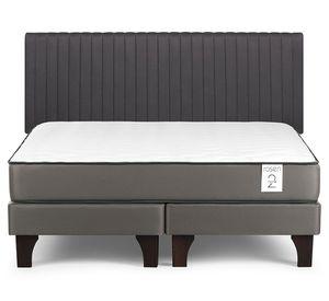 Cama europea New Style 2 plus king base dividida + respaldo Lucio G