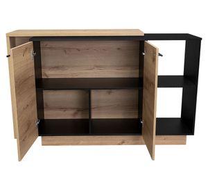 Isla de cocina Sicilia duna  wengue 90x150x60 cm
