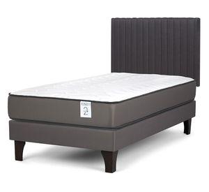 Cama europea New Style 2 plus 1 plaza + respaldo Lucio G