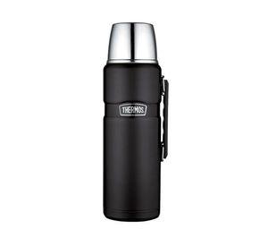 Termo para agua King negro mate 2 lt