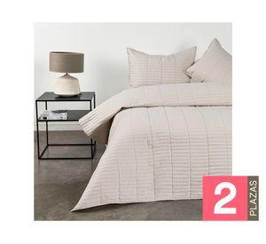 Quilt Oxford beige 2 plazas
