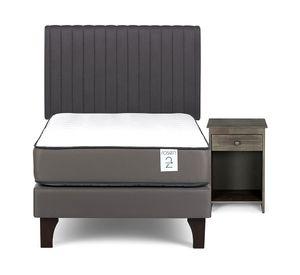 Cama europea New Style 2 plus 1.5 plazas  + set Lucio G